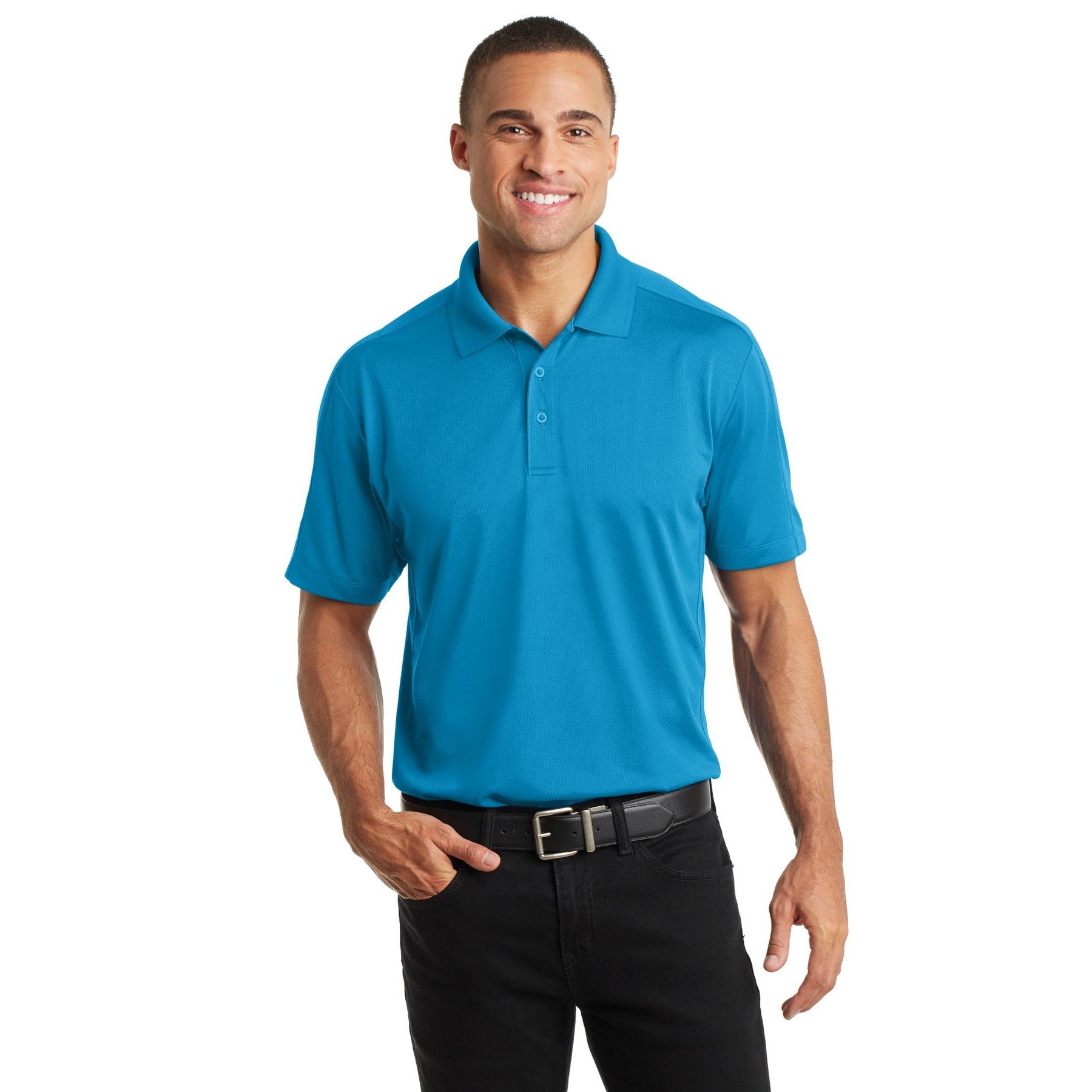 Port Authority-Port Authority® Diamond Jacquard Polo. K569-MedTech-2